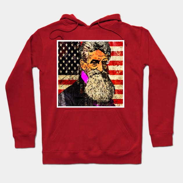 JOHN BROWN-STARS AND STRIPES 2 Hoodie by truthtopower